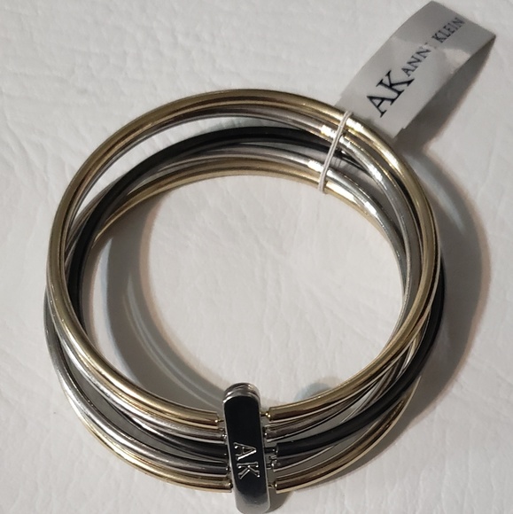 Anne Klein Jewelry - NWT Anne Klein multi tone bangle bracelet